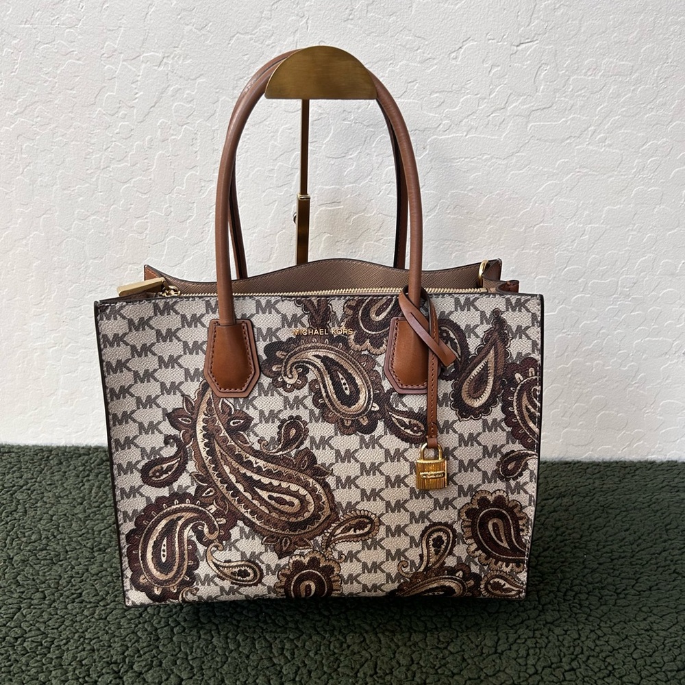 Michael Kors paisley shoulder purse